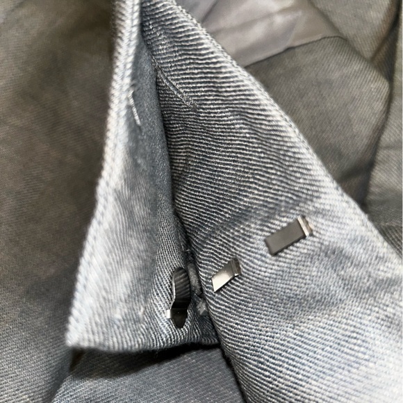 LOFT Gray Ankle Cropped Pants Tailored Design - Picture 3 of 7